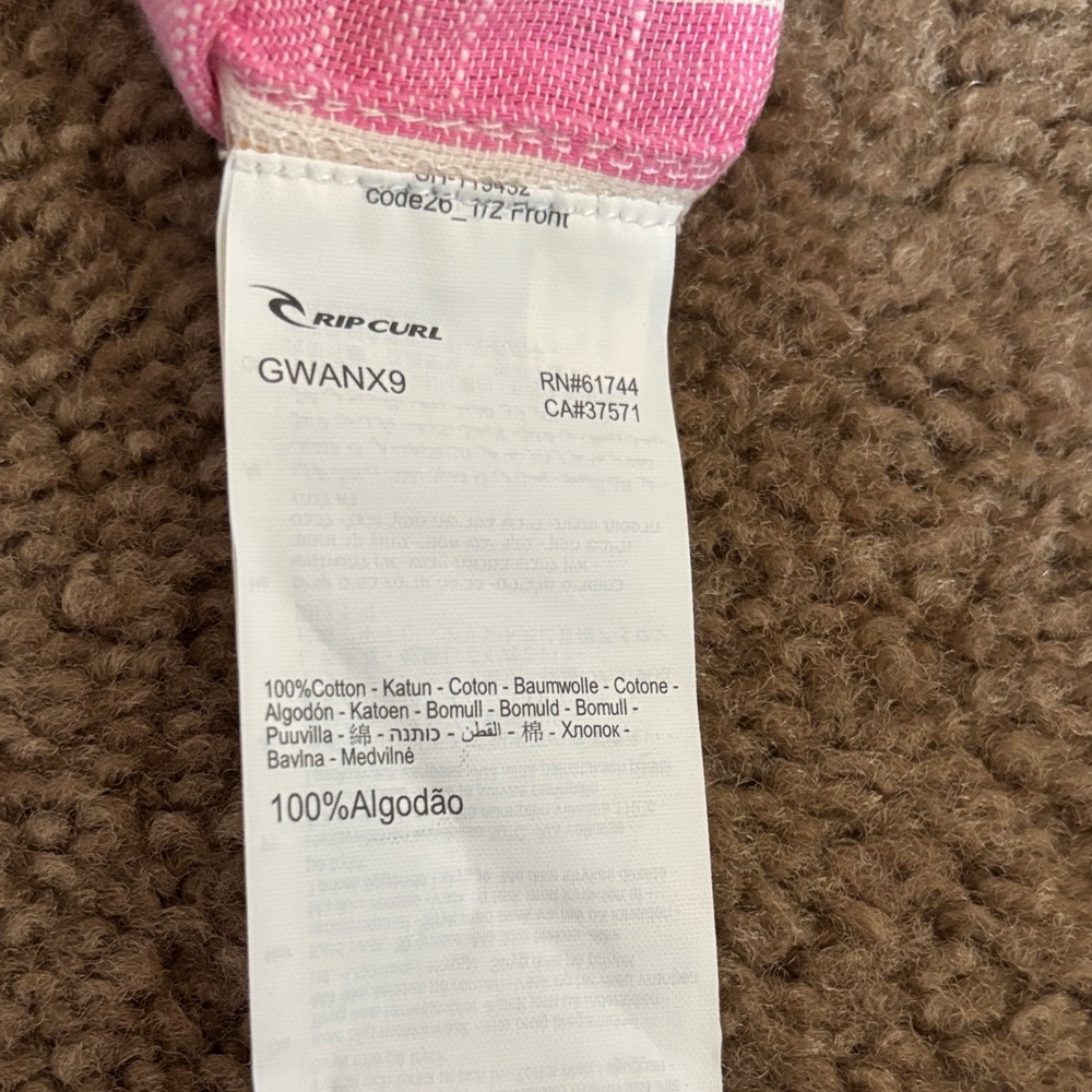 Rip Curl Pink and Orange Striped set - Picture 4 of 4